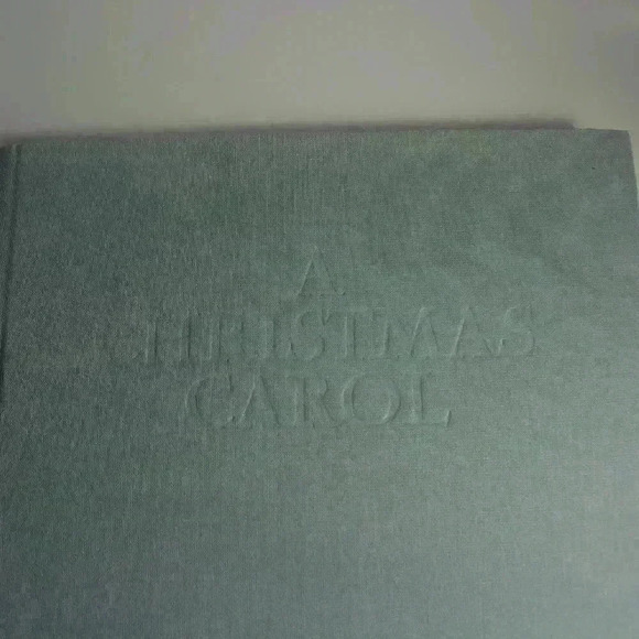 🔴💥💙CHARLES DICKENS, ANTIQUE CHRISTMAS CAROL BOOK (1990, HARDCOVER) - Picture 9 of 9